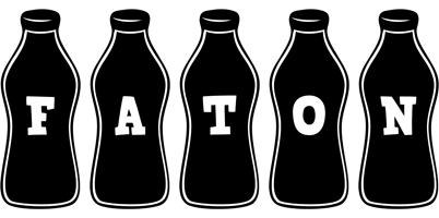 Faton bottle logo