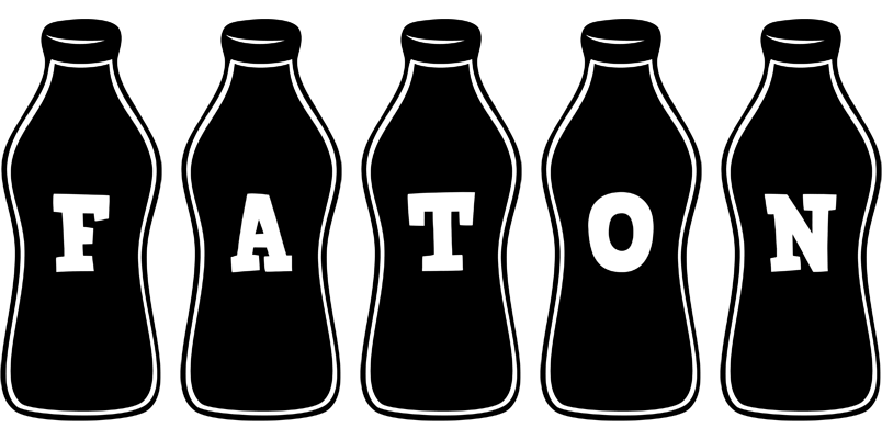 Faton bottle logo