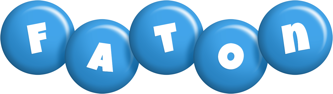 Faton candy-blue logo