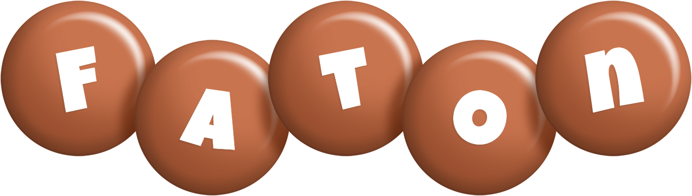 Faton candy-brown logo