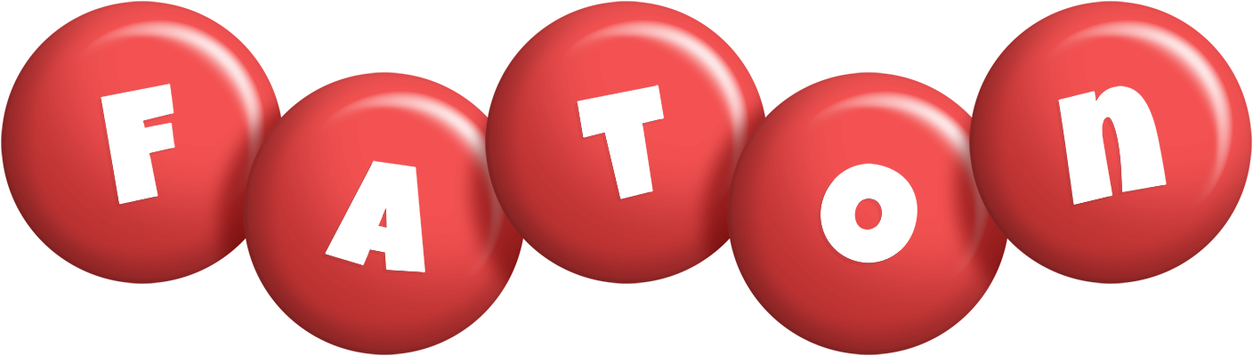 Faton candy-red logo
