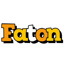 Faton cartoon logo