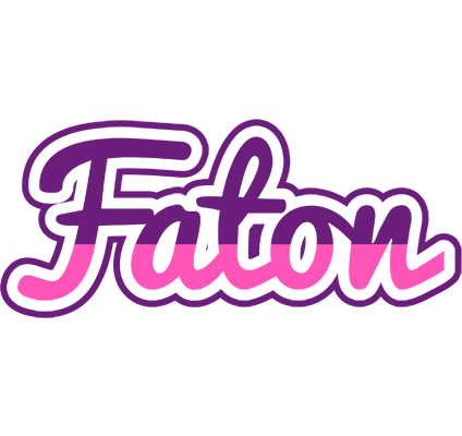 Faton cheerful logo