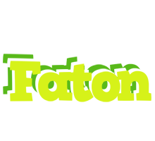 Faton citrus logo