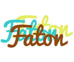 Faton cupcake logo