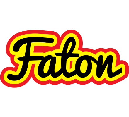 Faton flaming logo
