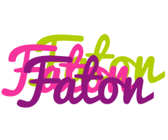 Faton flowers logo