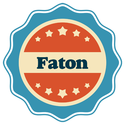 Faton labels logo