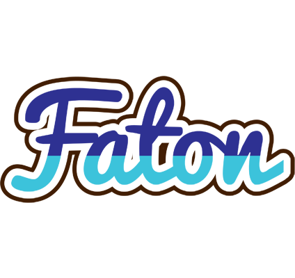 Faton raining logo