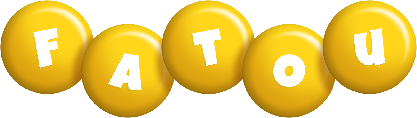 Fatou candy-yellow logo