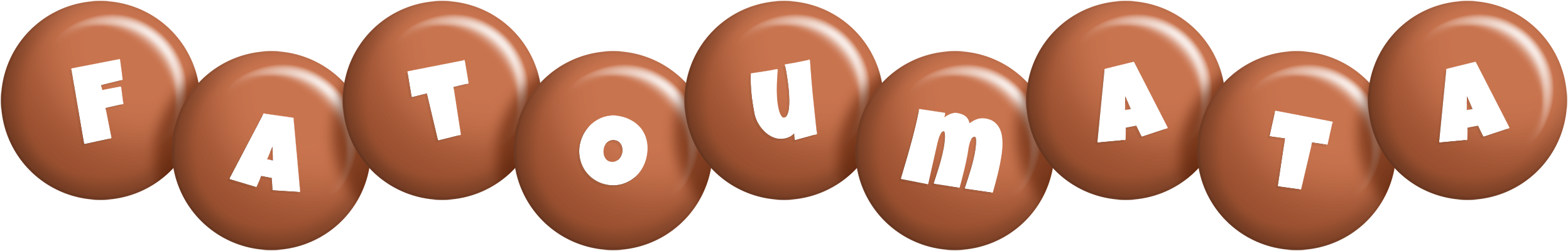 Fatoumata candy-brown logo