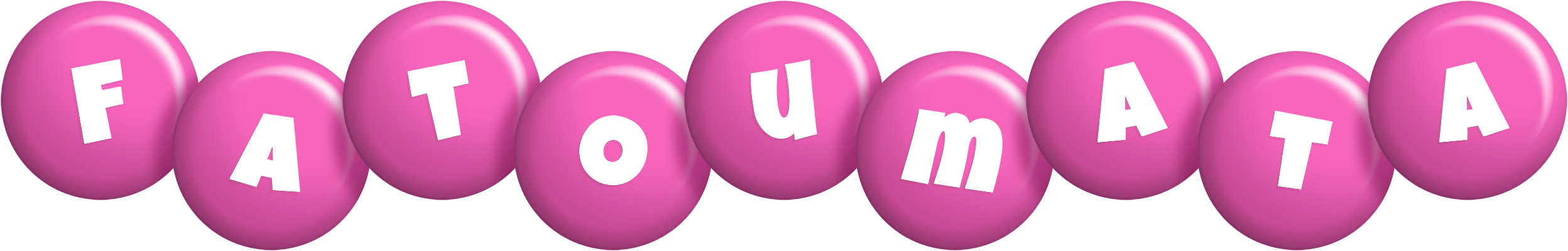 Fatoumata candy-pink logo