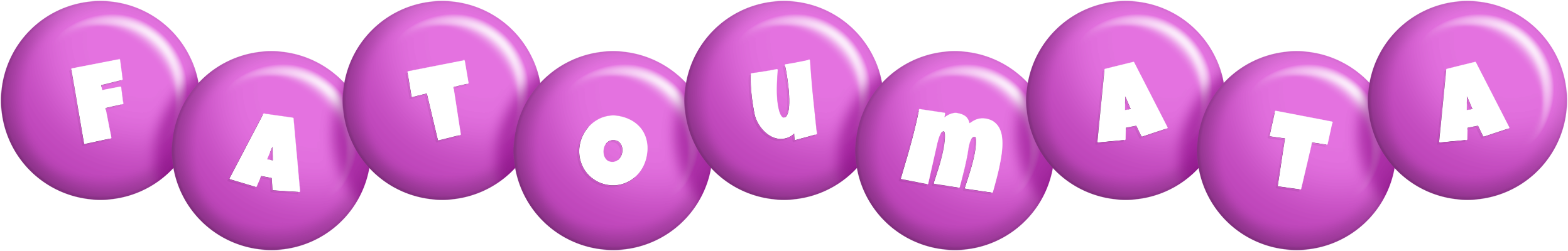 Fatoumata candy-purple logo