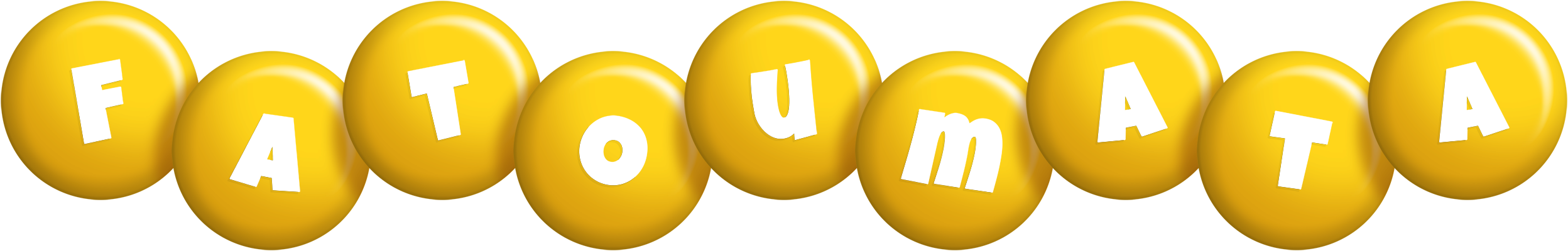 Fatoumata candy-yellow logo