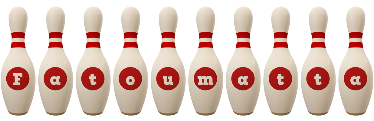 Fatoumatta bowling-pin logo