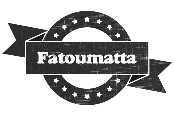 Fatoumatta grunge logo