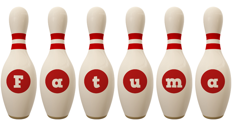 Fatuma bowling-pin logo