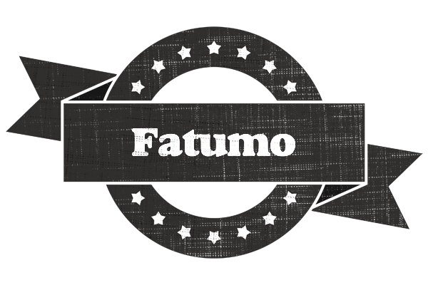 Fatumo grunge logo