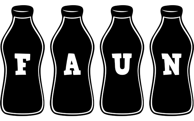 Faun bottle logo