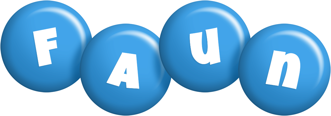 Faun candy-blue logo