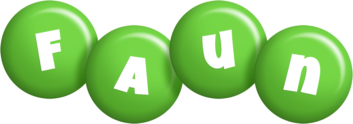 Faun candy-green logo