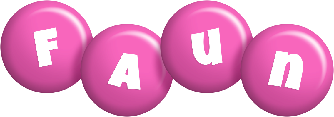 Faun candy-pink logo
