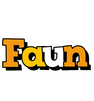 Faun cartoon logo