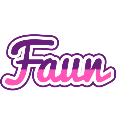 Faun cheerful logo