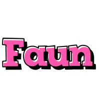 Faun girlish logo