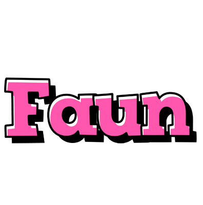 Faun girlish logo