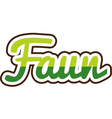 Faun golfing logo