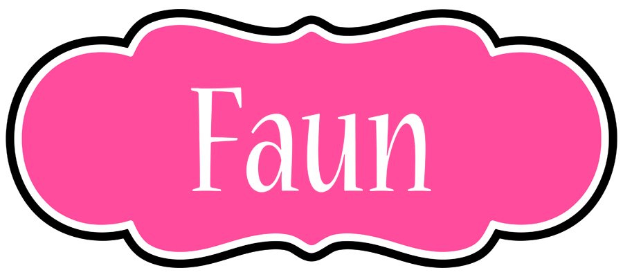 Faun invitation logo