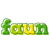 Faun juice logo