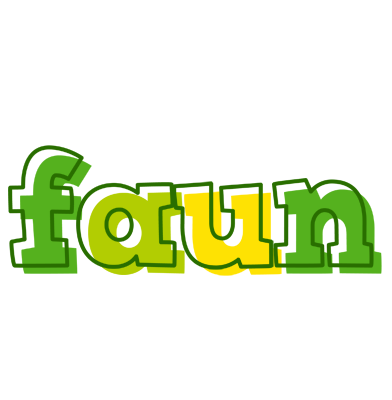 Faun juice logo