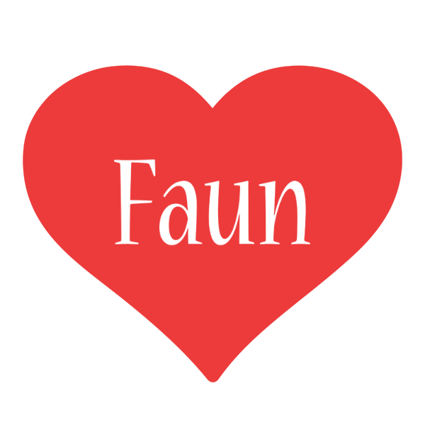 Faun love logo