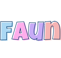 Faun pastel logo