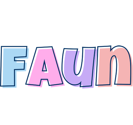 Faun pastel logo
