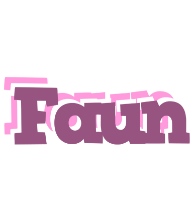Faun relaxing logo