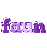 Faun sensual logo