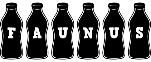 Faunus bottle logo