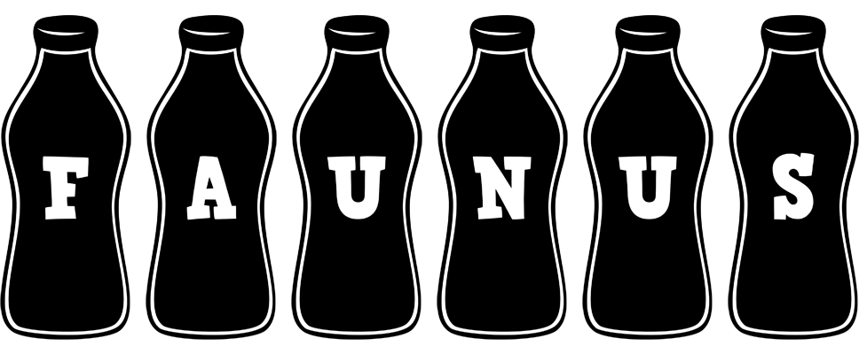 Faunus bottle logo