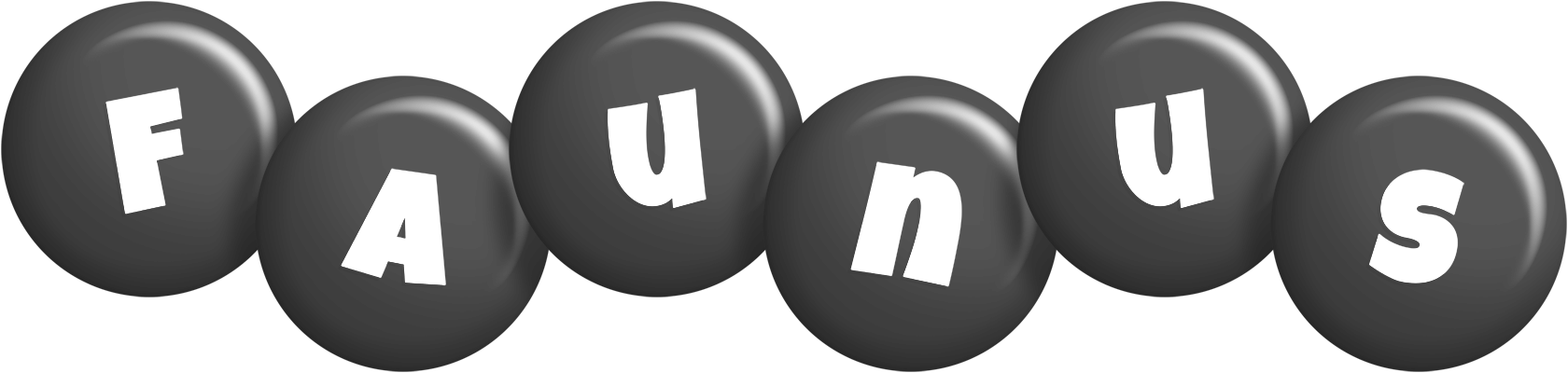 Faunus candy-black logo