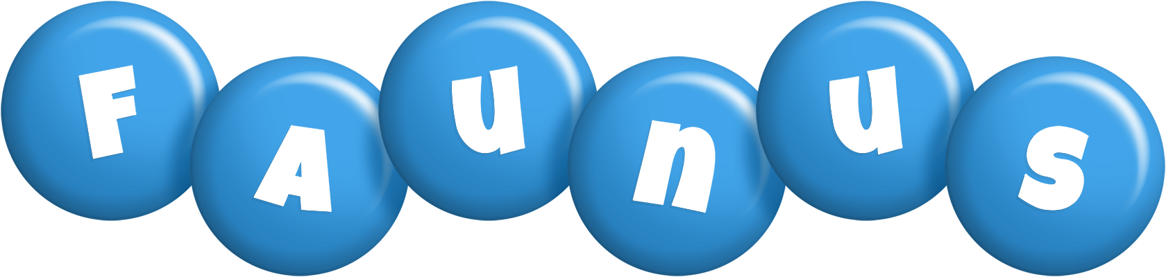 Faunus candy-blue logo