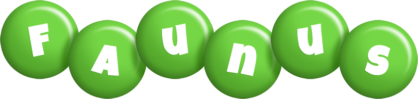 Faunus candy-green logo