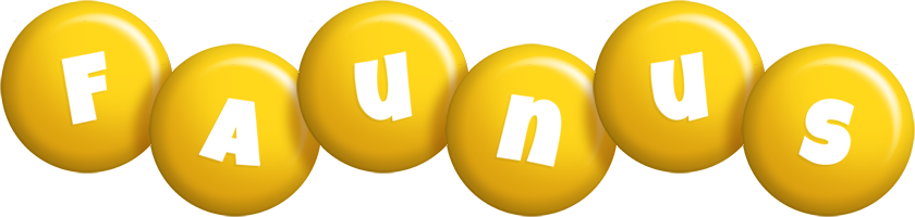 Faunus candy-yellow logo