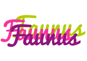 Faunus flowers logo