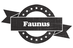 Faunus grunge logo