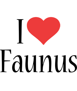 Faunus i-love logo