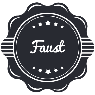 Faust badge logo