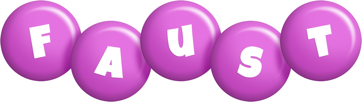 Faust candy-purple logo